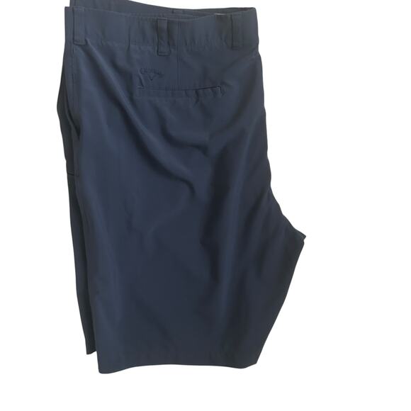 Callaway Mens Golf Chino Shorts 2X Navy Pockets Stretch Comfort Performance - Picture 9 of 10